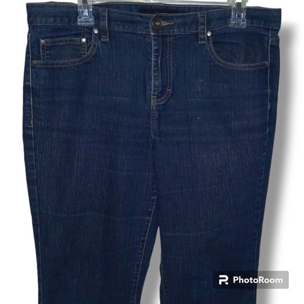 Calvin Klein Size 31/12 Flare Jeans-Medium Wash-Mid Rise-Normcore-Classic- - Picture 2 of 10
